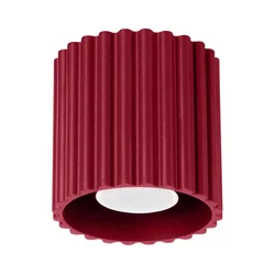 Sollux  SL.1819 - Spot svetiljka AURA 1xGU10/10W/230V 10 cm crvena