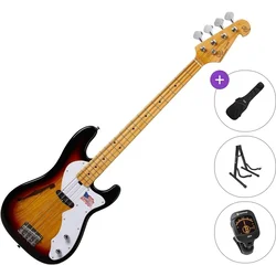 SX SBA2PH Standard SET 3-Tone Sunburst Električna bas kitara