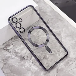 Maska za telefon Magsafe Lux za Samsung A165F Galaxy A16, Crna