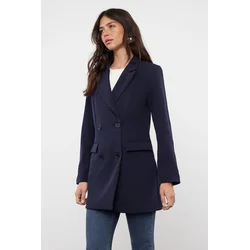 Trendyol Modest Ženski sako Tctaw22Ck0007, Tamnoplavi