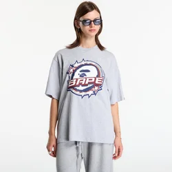 Majice A Bathing Ape Bape Twin Sta Logo Relaxed Fit Tee UNISEX Gray L
