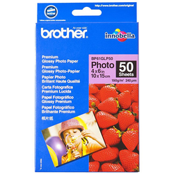 BROTHER foto papir premium Glossy A4 190gsm, 50 listov