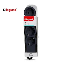 LG 694553 PRODUZNI BLOK 4X2P+E 1.5M (CRNA/T.SIVA)