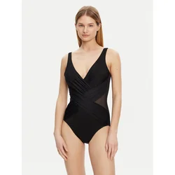 Miraclesuit Kopalni kostum Solid Crossover 6516689 Črna
