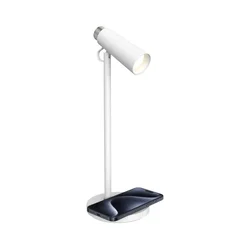 Immax 08990L - Prigušiva LED stona lampa sa Qi punjenjem TIT LED/12W/230V bela