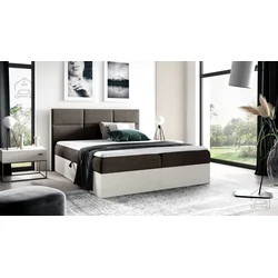 Boxspring postelja Wood 2 - 180x200 cm - nordijski tik