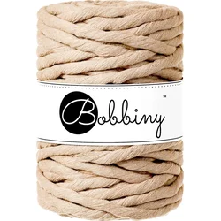 Bobbiny Macrame Cord 9 mm 30 m Sand Vrvica