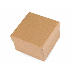 Škatlica za ure 9x9 cm - rjava naravna