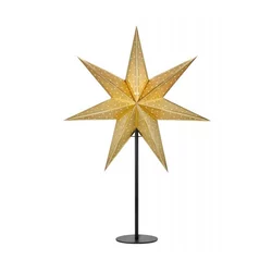 Markslöjd 705795 - Božićna dekoracija GLITTER 1xE14/25W/230V 65 cm crna/zlatna