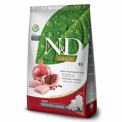 N&D Prime Hrana za štence velikih rasa Maxi Puppy, Piletina i Nar - 12 kg