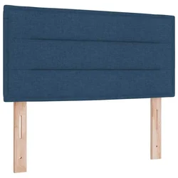 Vidaxl Vzglavje Modra 100 cm blago