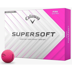 Callaway Supersoft 2025 Matte Pink Basic Golf žogice