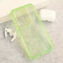 Maska Color Transparent za Honor 400 Pro zelena