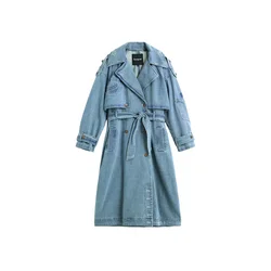 Desigual Prehoden plašč moder denim