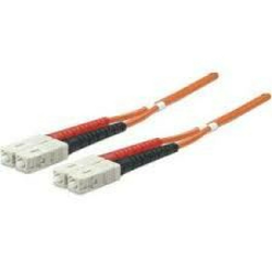 Intellinet Fiber Optic, MM, SCSC, 50125, OM2, 5m, Orange
