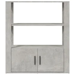 Komoda siva boja betona 80x30x90 cm od konstruiranog drva