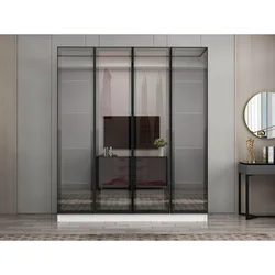 Hanah Home ormar sa reflektujućim staklom Nisa 20638, 180 cm, beli