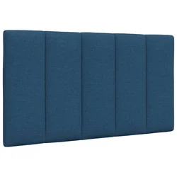 Vidaxl Blazina za vzglavje Hanko modra 80 cm blago