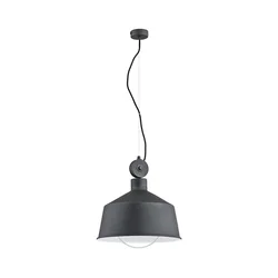 Luster na sajli CORA 1xE27/15W/230V siva