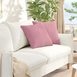 Jastučići za sofu 2 pcs Ružičasta 45 x 45 cm Kordura tekstil