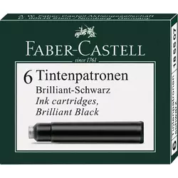 Patrone Faber Castell 1/6 crna 185507