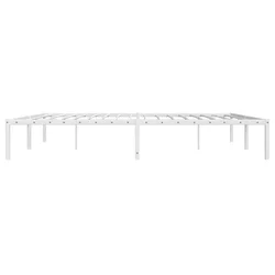 Metalni okvir za krevet bijeli 200x200 cm