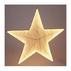 LED Božićna dekoracija 248xLED/6W/230V 59 cm topla bela zvezda/zlatna
