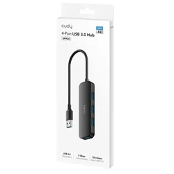 Cudy USB 3.0 HUB UH40A, brzina prenosa do 5 Gbps, 4-port (alternativa: UHB-U3P4-03)