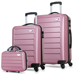 MyValice Set kofera 8565, 3 dela, Rose Gold