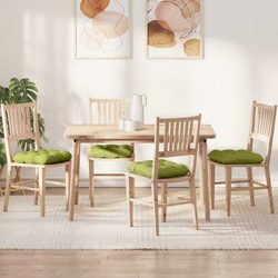 Jastučići za sjedenje 4 pcs Svijetlo zelena 45 x 45 x 12 cm
