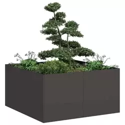 Sadilica crna 80x80x40 cm od hladno valjanog čelika