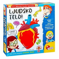 LISCIANI Edukativni set Mali genije SR - Upoznaj ljudsko telo