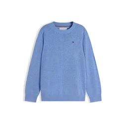 TOMMY HILFIGER Pulover Essential Flag Embroidery modra
