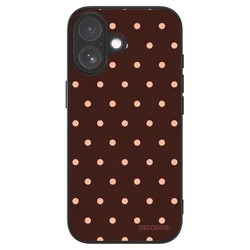 ULTIMATE CASE za Apple iPhone 17 - Peach Dots & Chocolate