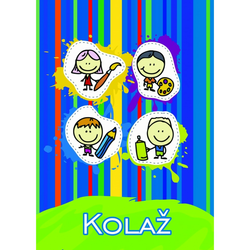 KOLAŽ papir A4/20L JUNIOR