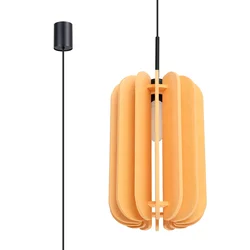 Sollux SL.1858 - Visilica na kablu MULA 1xE27/15W/230V prečnik 27 cm žuta