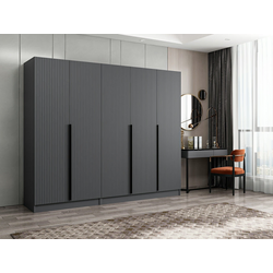 Hanah home Ormar Kale Plus 225x210x52cm Antracit