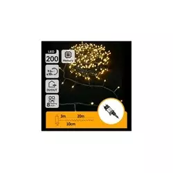 Aigostar - LED spoljašnja božićna girlanda 200xLED/6W/230V 20m IP44 topla bela