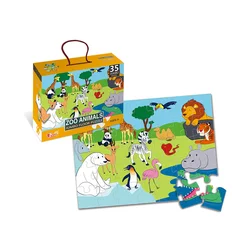 Puzzle velike podne na životinje, 35 komada Divlje životinje
