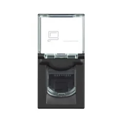 CLASSIA MREŽNA UTIČNICA RJ45/UTP/CAT 6 1M CRNA