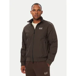 EA7 Emporio Armani Bomber jakna 8NPB20 PNFZZ U6027 Temno rjava Regular Fit
