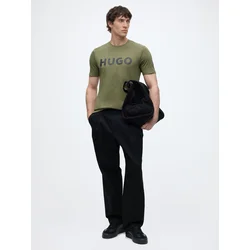 HUGO Majica Dulivio 50467556 Zelena Regular Fit
