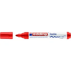 Tekstilni marker 4500, stožčasta konica, rdeča
