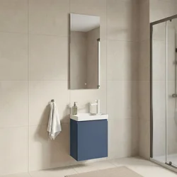 HANAH HOME Kupatilski ormarić sa umivaonikom i ogledalom (2 komada) Ferla 40 328