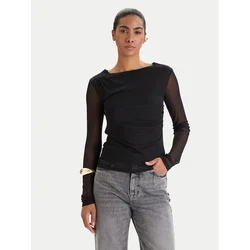 Patrizia Pepe Bluza 8M1783/J376-K103 Črna Regular Fit