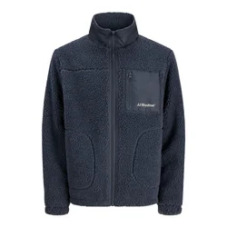 Jack & Jones Junior Jopa iz flisa JJESoho dimno modra/bela