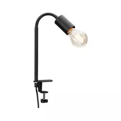 LED lampa sa klipsom 1xE27/4,2W/230V 2700K crna