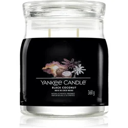Yankee Candle Aromatična sveča Signature glass medium Black Coconut 368 g