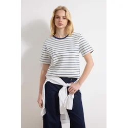 Trendyol Milla Ženska majica TWOSS26TS00067, Tamnoplava