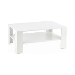 Klubska mizica KWADRO 53x110 cm bela